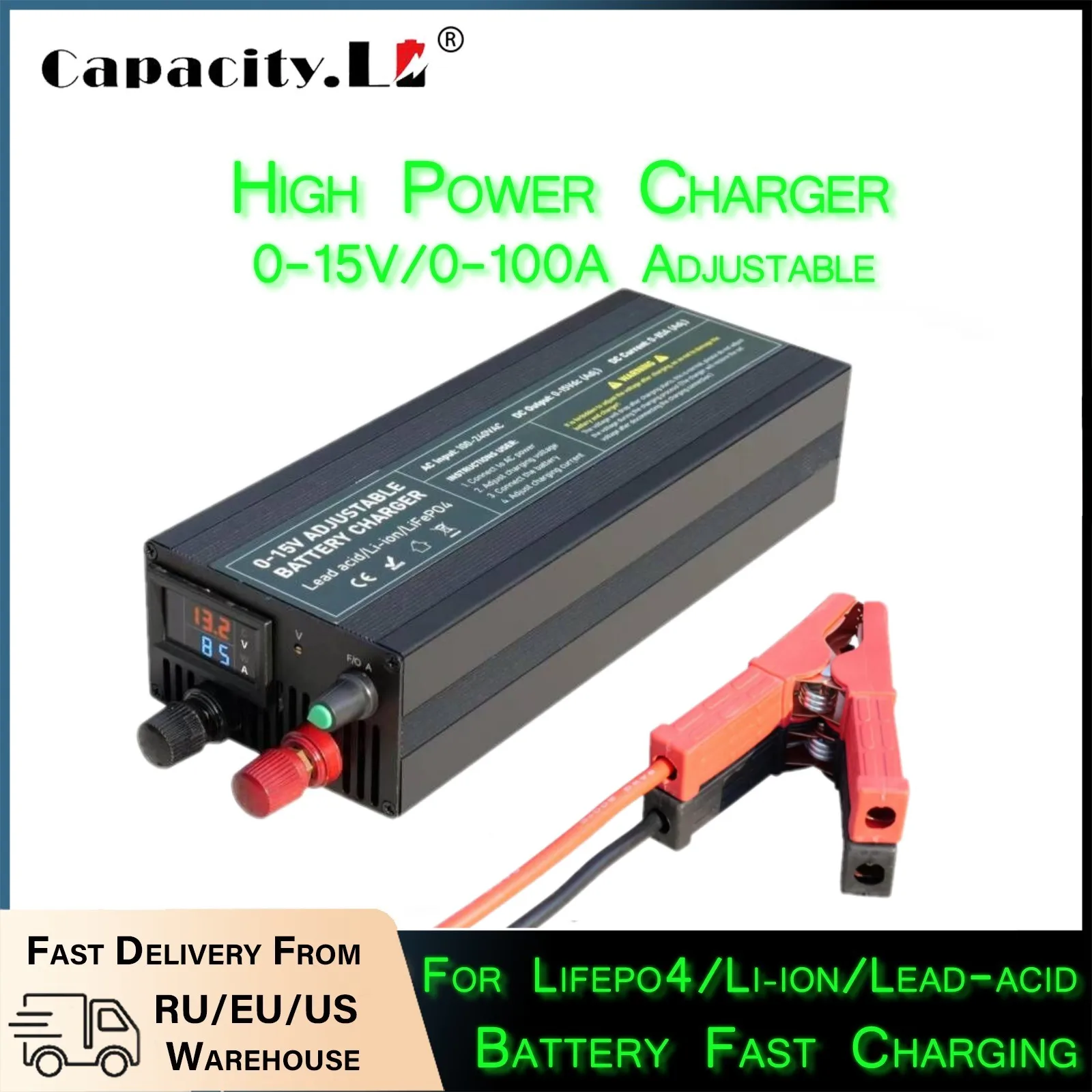 84V 20A Smart Charger - 60A100A CC CV 조정 가능한 배터리