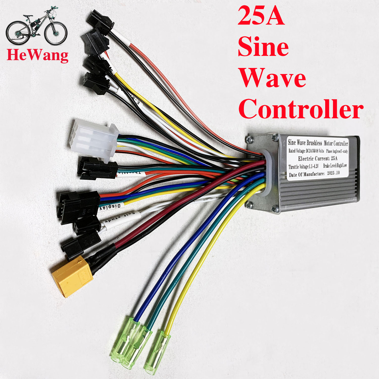 Kelly Kls7230S Controller - 24V/36V/48V 3 모드 사인파 브러시리스 모터