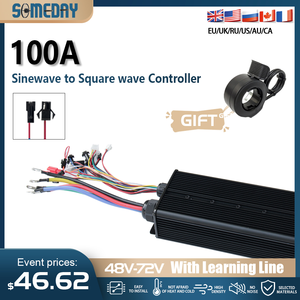 72V 100A Sabvoton Controller - 48V-72V 100A E-바이크용 브러시리스 모터 컨트롤러(T5S