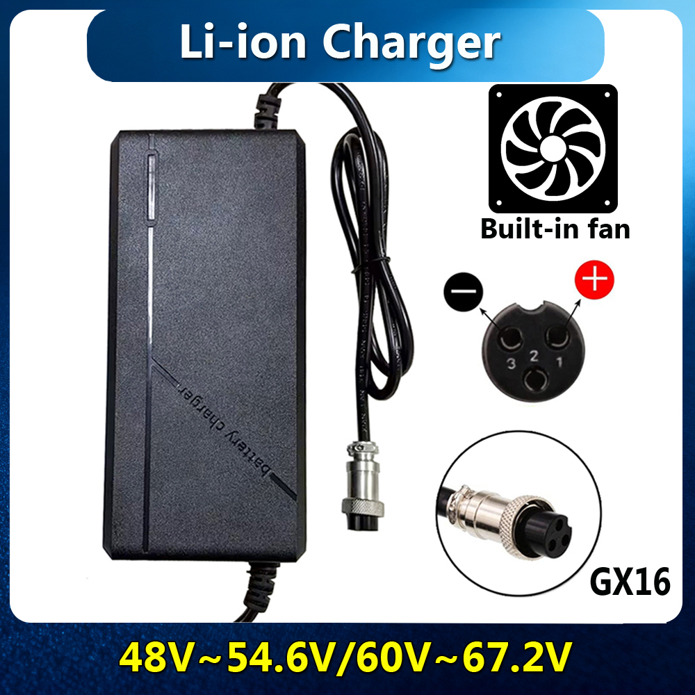 84V 20A Smart Charger - 54.6V 67.2V 리튬 이온 배터리 팩용