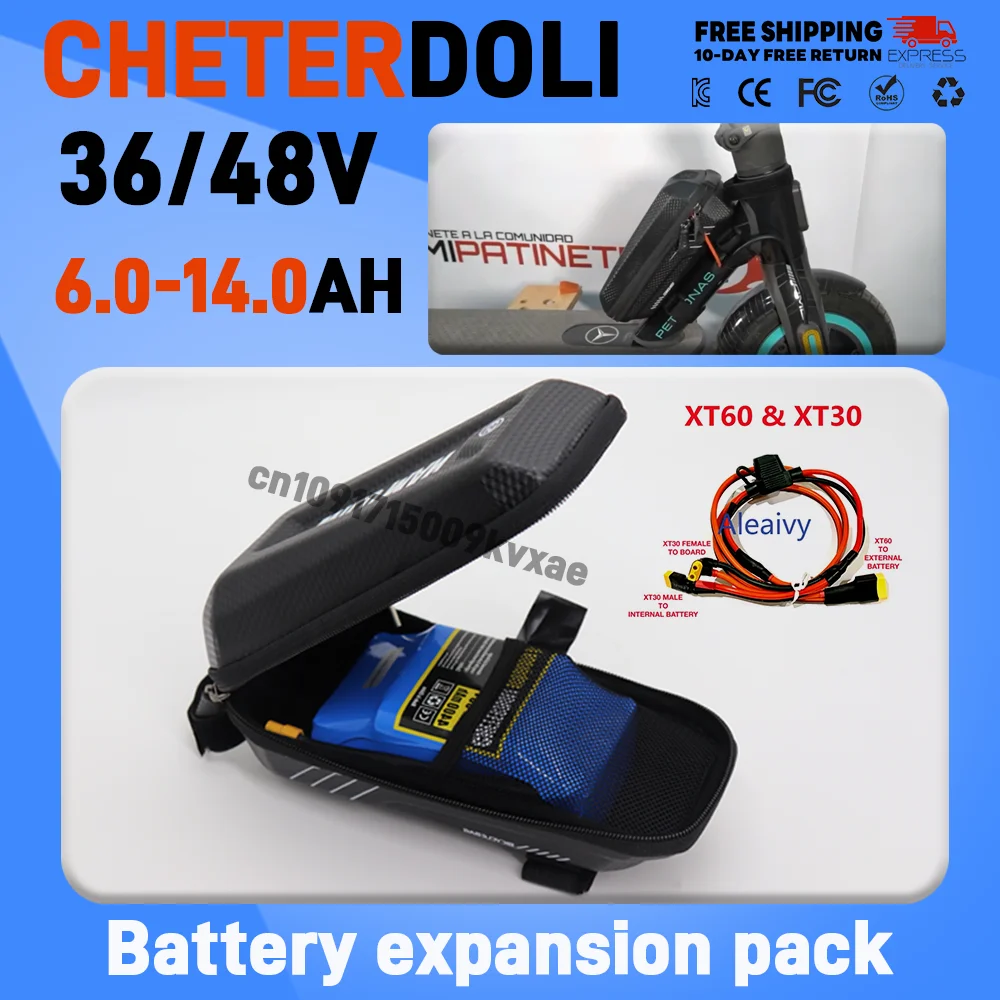 36/48V 배터리 4.4Ah 6.8Ah 48V 6Ah - 60V 50Ah Electric Scooter Battery 리뷰 및 가격