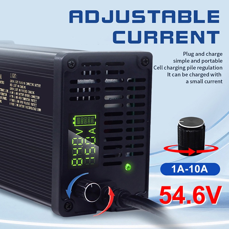 48V 알루미늄 쉘 조절식 리튬 배터리 충전기 2-8A - 84V 20A Smart Charger 리뷰 및 가격