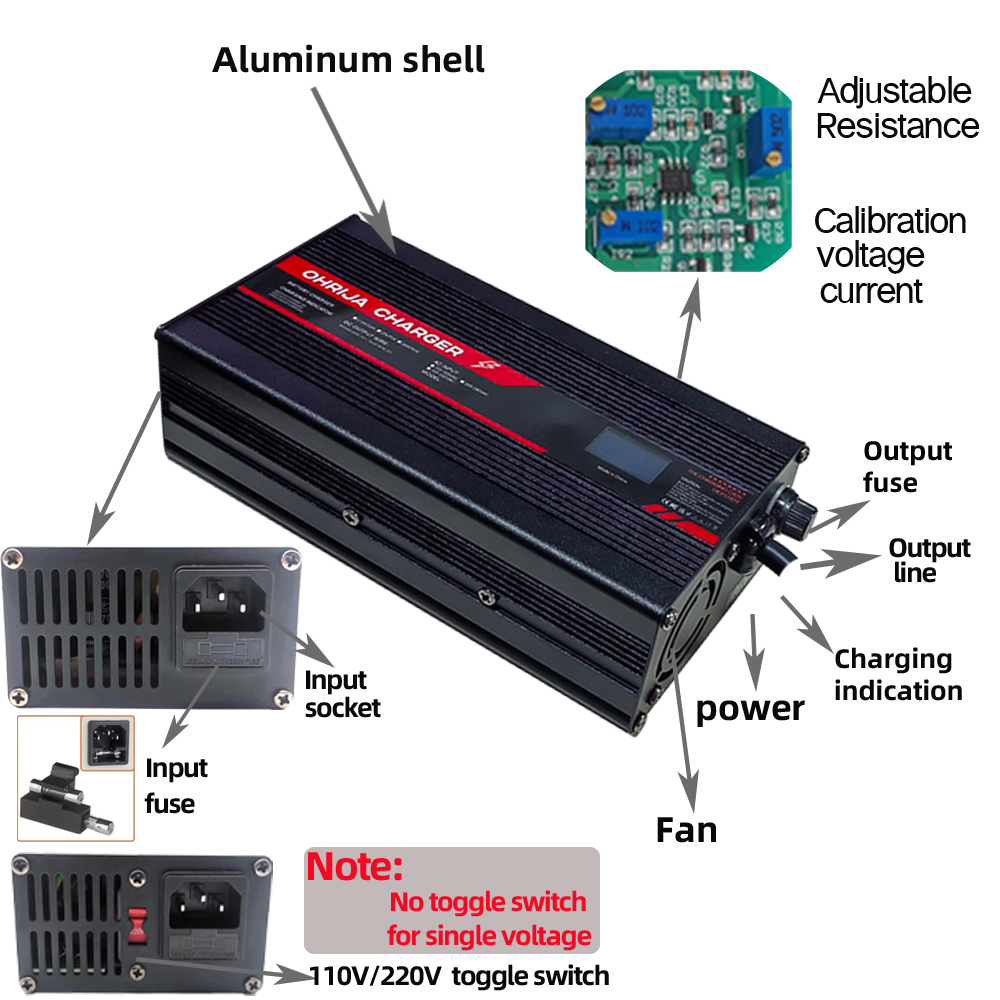 OHRIJA 67.2V 5A 리튬 이온 충전기 스마트  - 84V 20A Smart Charger 리뷰 및 가격